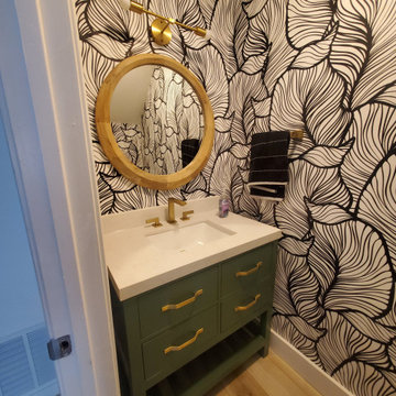 "Am I in a Bougie Boutique Hotel" Half Bath
