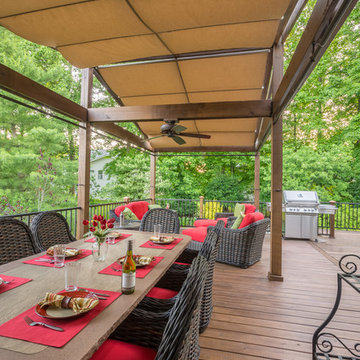 Pressure Treated Decking and Pergola Structure