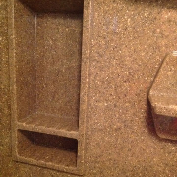 Solid surface soap and shampoo niche in Cleveland Ohio