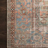 Terracotta, Sky Printed Polyester Loren Area Rug by Loloi, 2'6"x7'6"