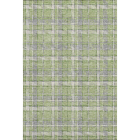 Premium Machine Washable Mayfield AMF563 Green 2'6" x 3'10" Rug