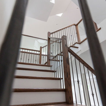 Project #44 | Contemporary Staircase with Skylit Stairwell