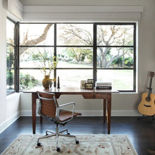 black frame window coverings