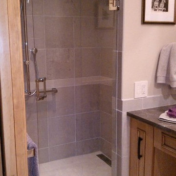 After - Enlarged Shower