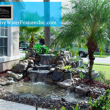 Small pool waterfall
