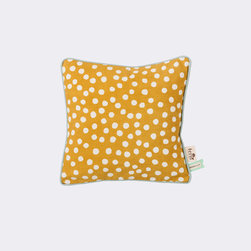 Dots Cushion - Curry - Decorative Pillows
