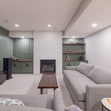 Family-Friendly Basement Remodel with Custom Features