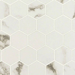 Statuario 2" Hexagon Porcelain - Products