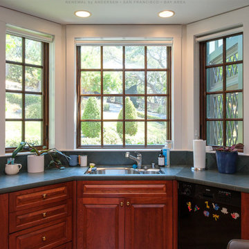 Terrific Kitchen with New Wood Windows - Renewal by Andersen San Francisco Bay A