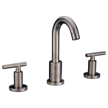 Dawn AB16 1513 3-hole, 2-handle widespread lavatory faucet., Brushed Nickel