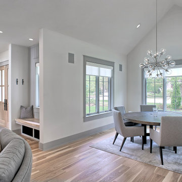 Vaulted ceiling in Dining Room