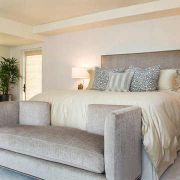 Contemporary Pasadena Condo Master Bedroom