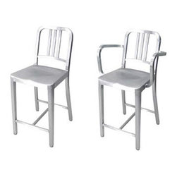 Navy Counter & Barstools by Emeco - Bar Stools And Counter Stools