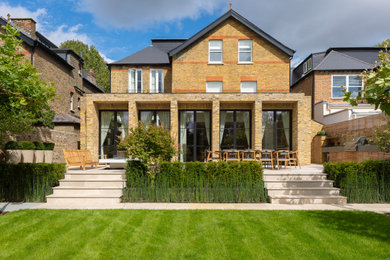 Transitional exterior in London.