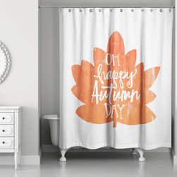 Oh Happy Autumn Day 71x74 Shower Curtain - Products
