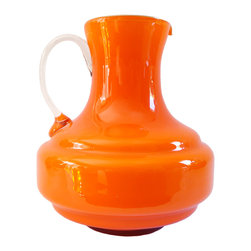EMPOLI ORANGE SQUAT PITCHER - Vases