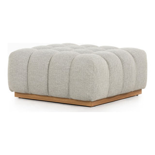 Roma Outdoor Ottoman Piece - Transitional - Outdoor Footstools And Ottomans - by Four Hands | Houzz