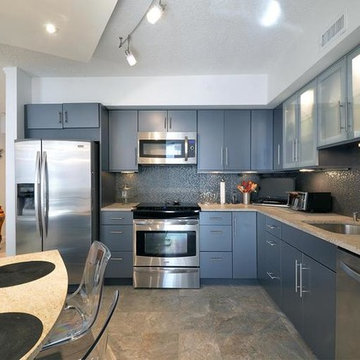Condo Kitchen and Dinning/Living Room
