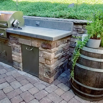Sweet and simple outdoor kitchen designed and delivered to your home or business