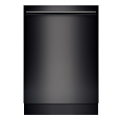 Bosch 24" Bar Handle 800 Series Dishwasher, Black | SHX68T56UC - Dishwashers