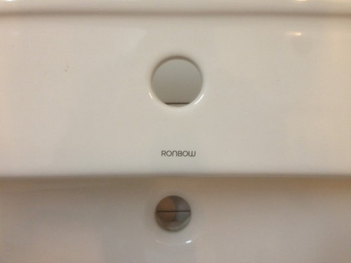 Removing Brand Logo From Porcelain, How To Remove Porcelain Bathroom Fixtures