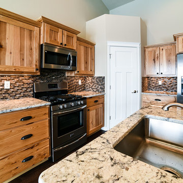 White Reef granite in Pleasant Loop Subdivision