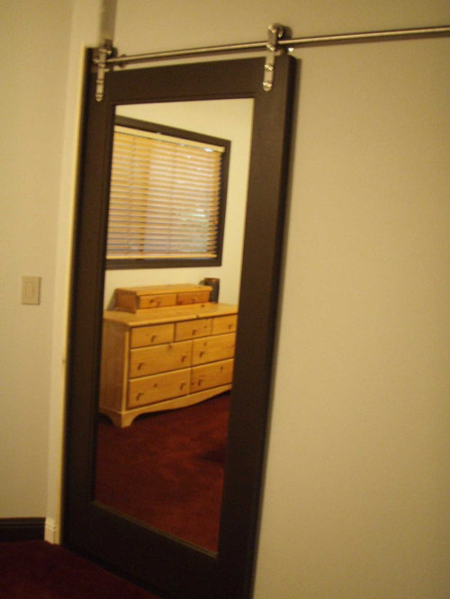 Barn Door Mirror Houzz