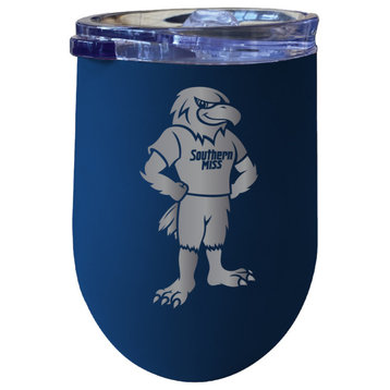 Southern Mississippi Golden Eagles 12 oz Insulated Wine Tumbler Navy
