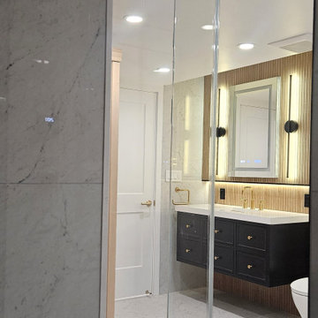 Modern Basement Spa Bathroom