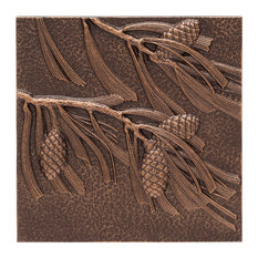 50 Most Por Rustic Metal Wall Art For 2018 Houzz Whitehall Products Pinecone Wall Decor Antique Copper Metal Art