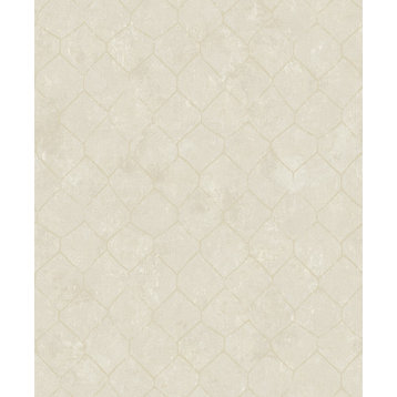 Rauta Pearl Hexagon Tile Wallpaper Sample