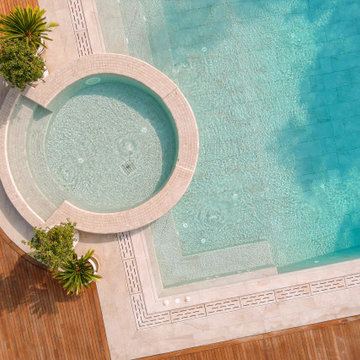 Antique Beige Porcelain Tiles - Narlidere,Izmir Villa