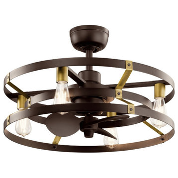 Ceiling Fan Light Kit - Contemporary inspirations - 16.25 inches tall by 25