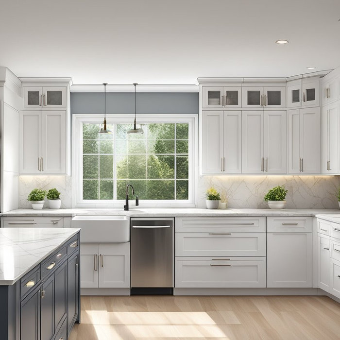 A modern looking kitchen