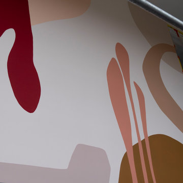 fresque "Paysage organique"