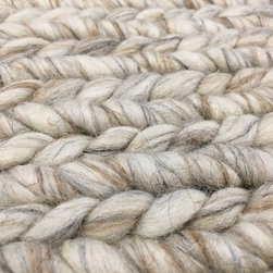 Textured Chucky Cable Braided Rug - Rugs