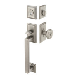 Emtek 4213 Hamden Brass Tubular Entry Set - Products