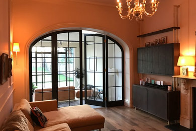Inspiration for a bohemian games room in London.