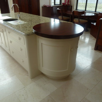 Mahogany Cathedral Island Kitchen
