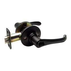 Designers Impressions - Rochester Design Matte Black Door Lever - Door Levers
