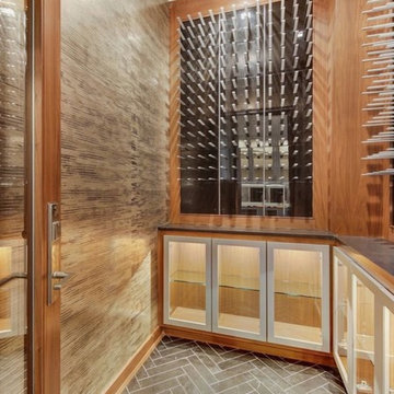 Glass Enclosed Wine Cellars