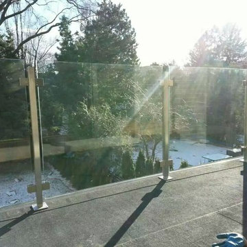 Stair and Deck Glass Rail