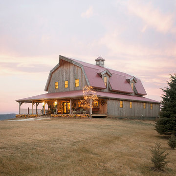 Holiday Gambrel Barn Home