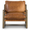 Ace Raleigh Chestnut Leather Chair