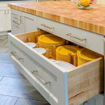 Wood Grain Island