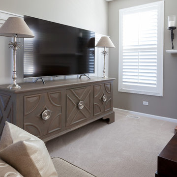 Transitional Kitchen & Bedroom