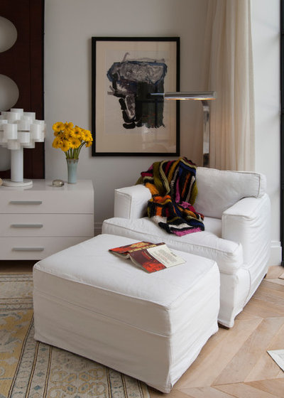 Contemporary Bedroom by Adrienne DeRosa