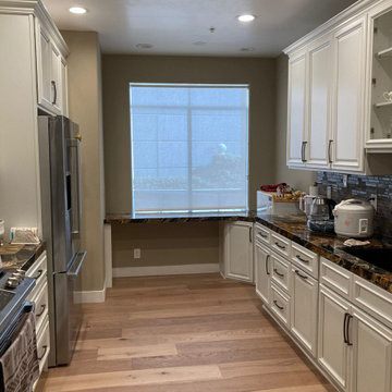 Roller Shade Transformation: Stevenson Ranch Home Office, Kitchen, and Bathroom