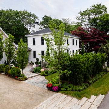 Creating a private front yard for a historic home