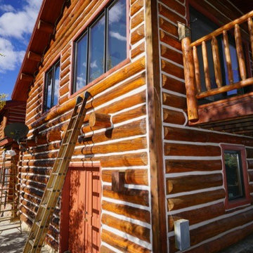 Log Home Restoration Canyon City Colorado